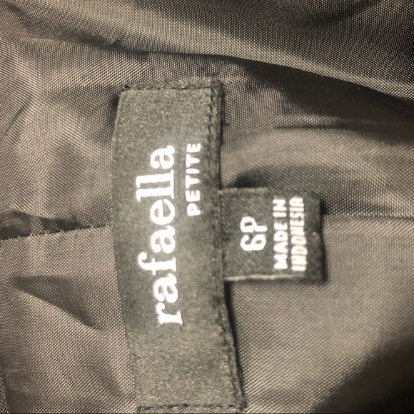 Rafaella Black One-Button Blazer - Picture 5 of 5